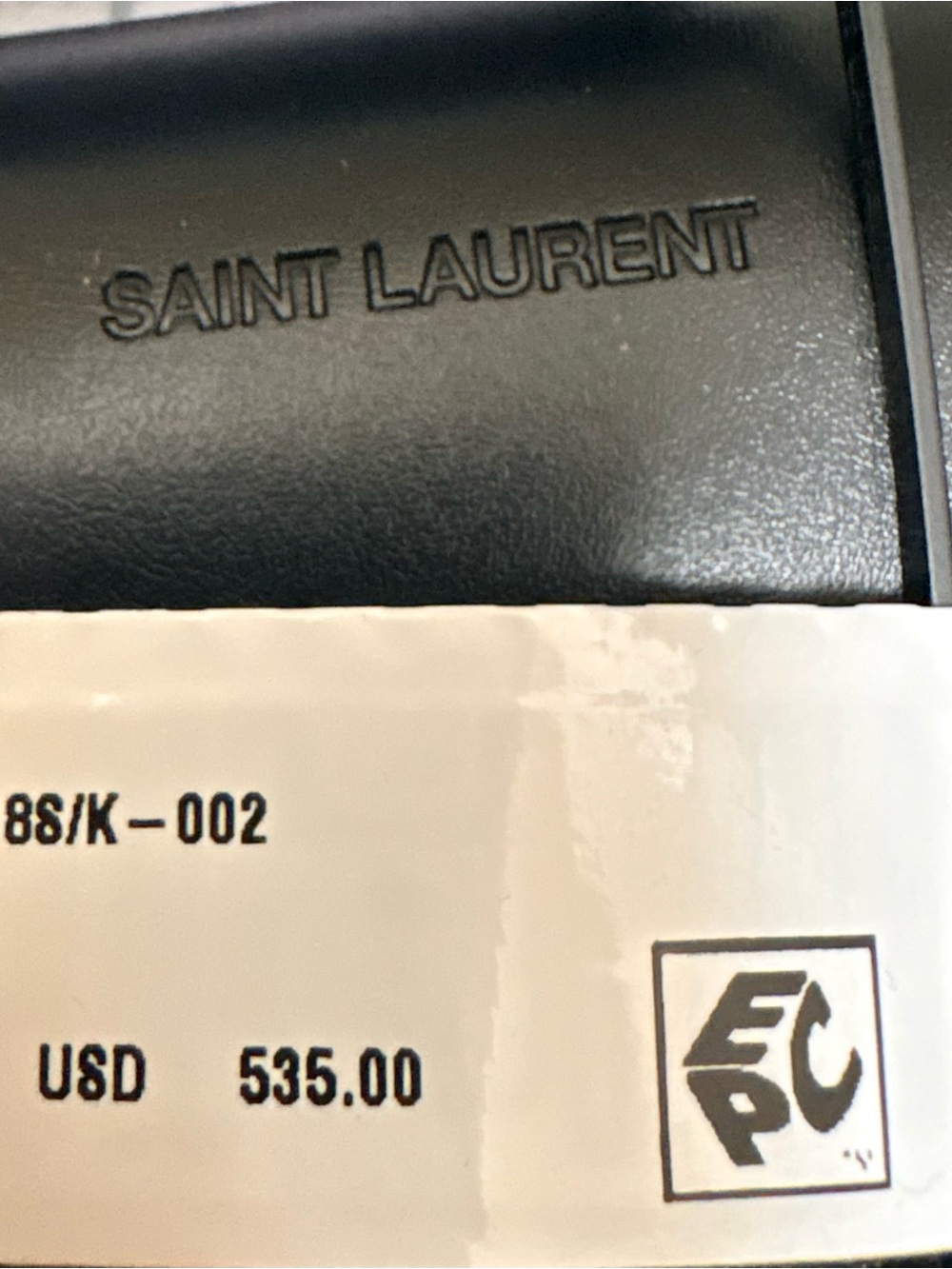 Saint Laurent Black Cat-Eye Sunglasses with Gradient Lenses SL M48S/K 002 - Picture 5 of 5